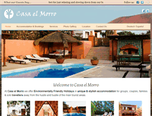 Tablet Screenshot of casaelmorro.com
